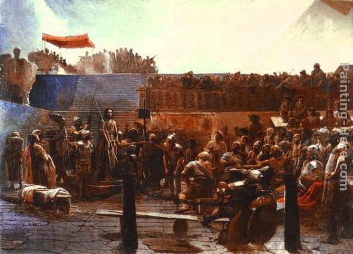 Ivan Nikolaevich Kramskoy Mocking Christ